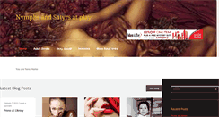 Desktop Screenshot of nymph-and-satyr.com